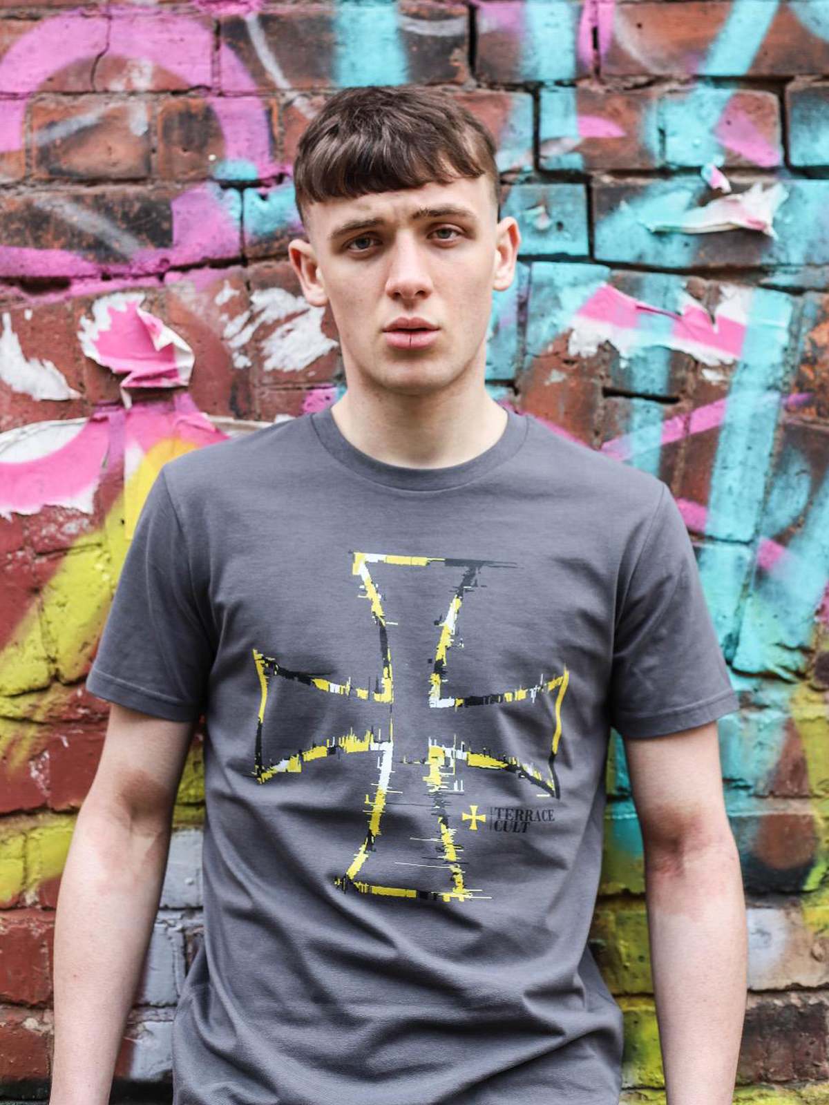 Glitch Tee - Yellow - Terrace Cult