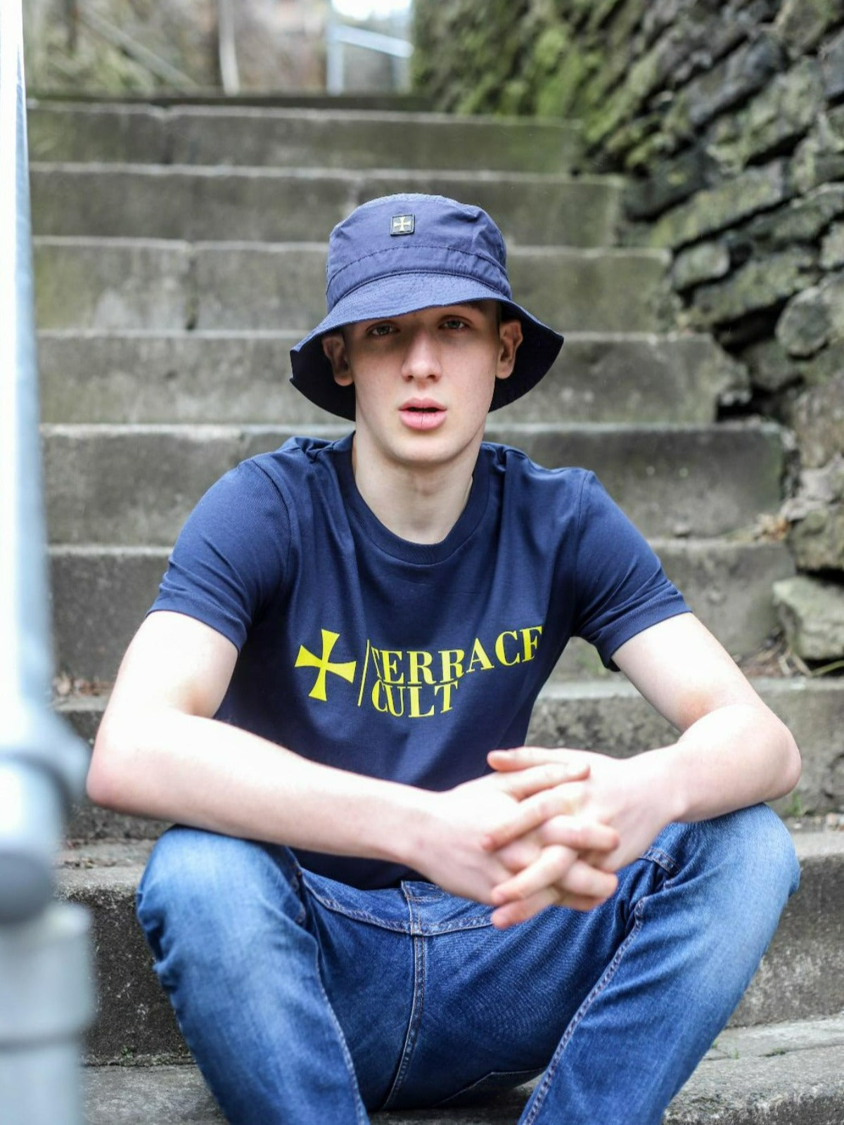 The Cult Bucket Hat :: Navy - Terrace Cult