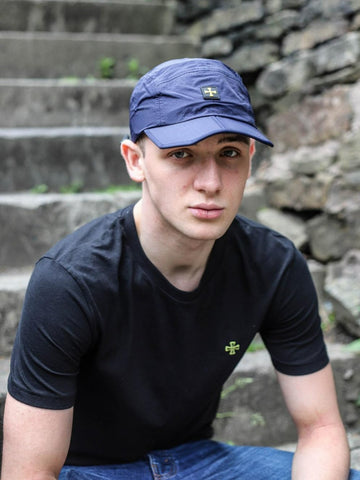 Ghost Packable Nylon Cap - Navy - Terrace Cult