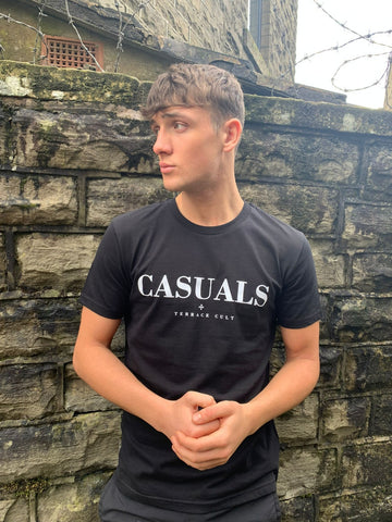Casuals Tee :: Black - Terrace Cult