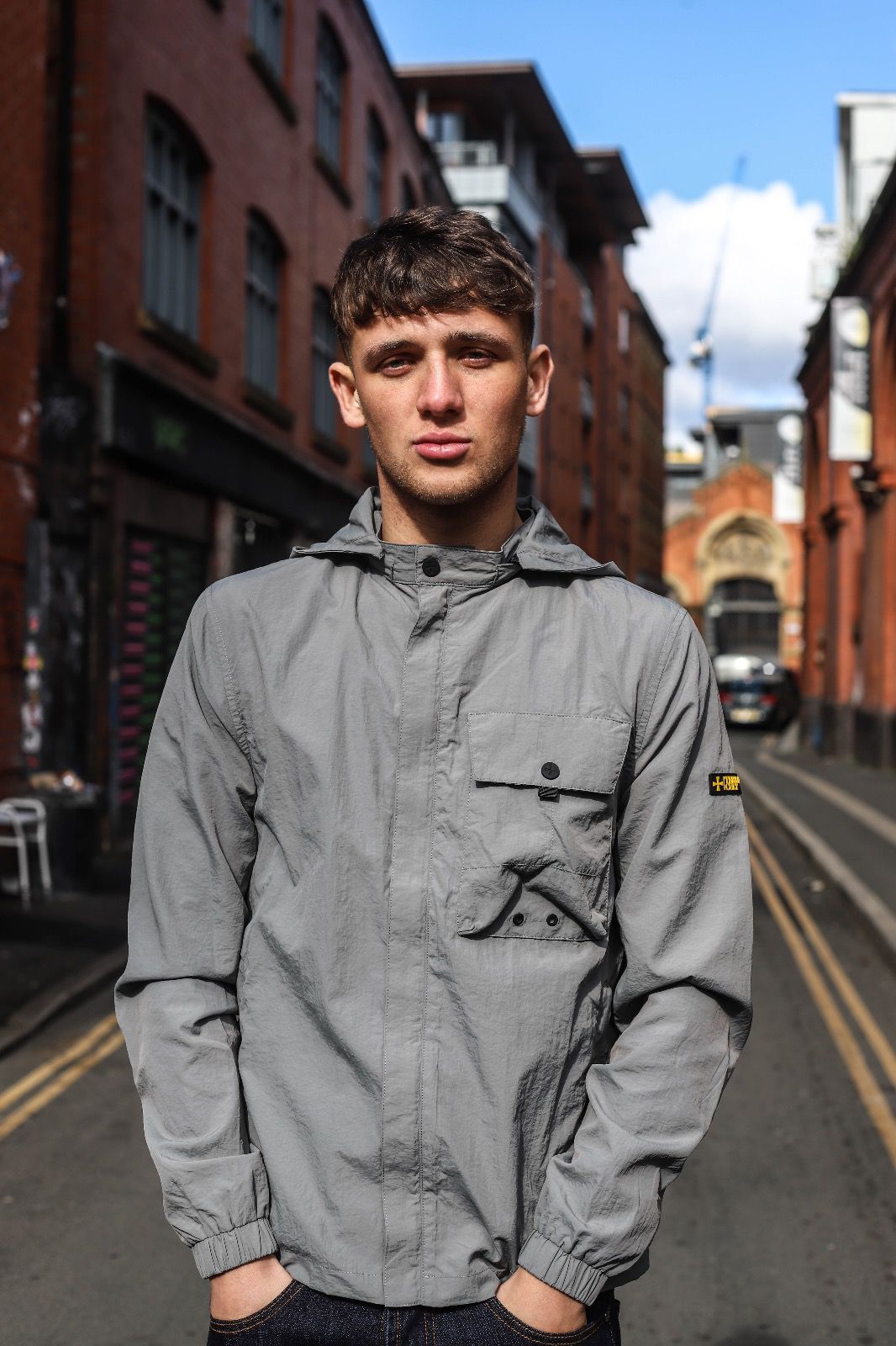 Enzo Lightweight Overshirt - Grey