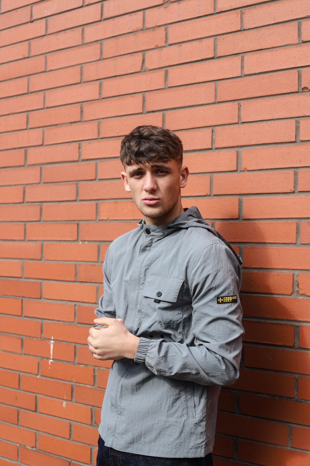 Enzo Lightweight Overshirt - Grey