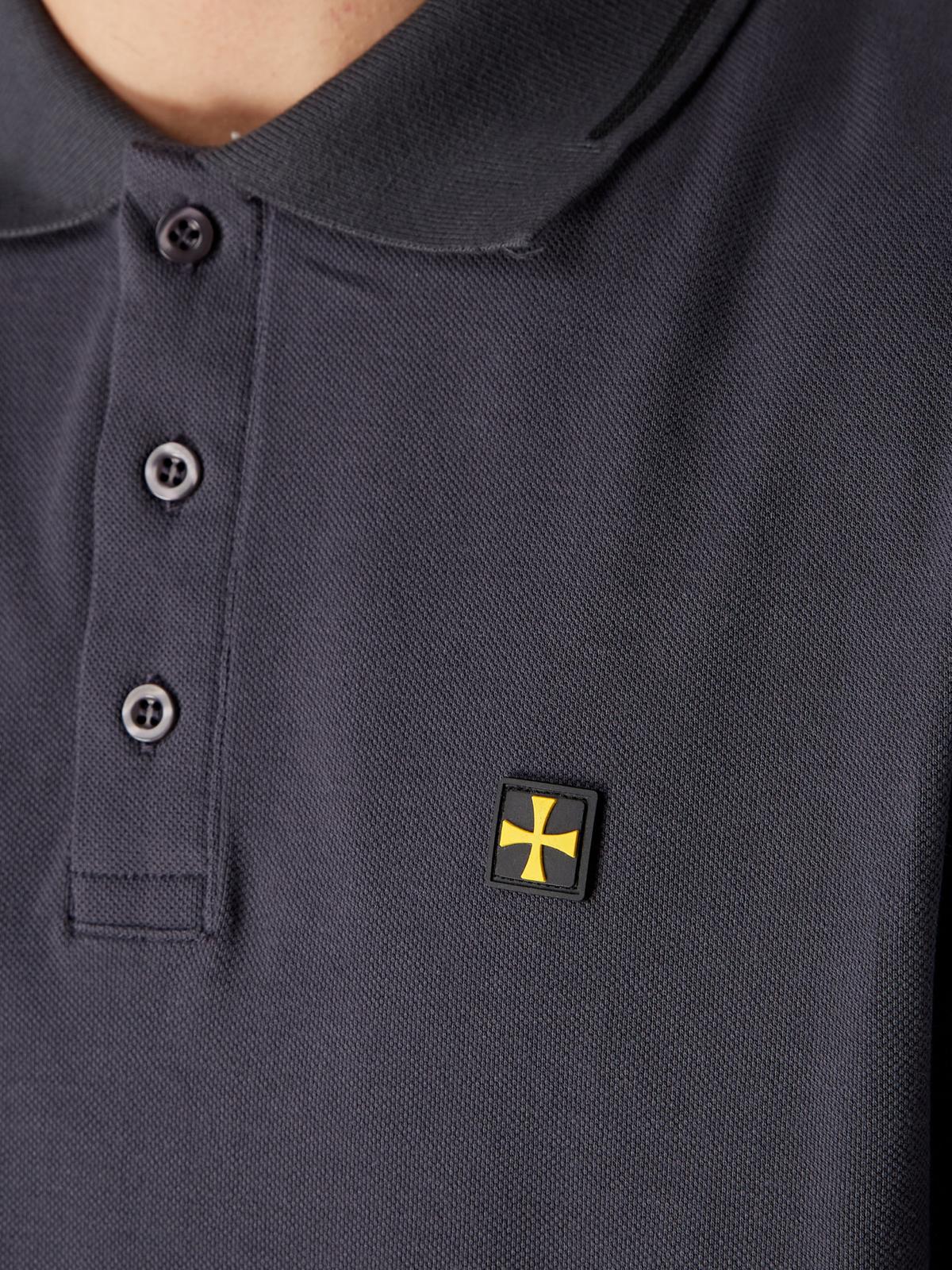 Premium Pique Polo :: Charcoal/Black