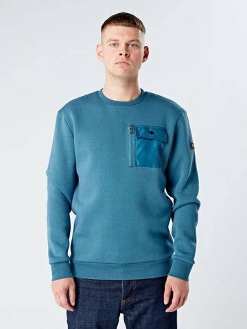 Terrace Cult Pocket Sweat :: Infinity Blue