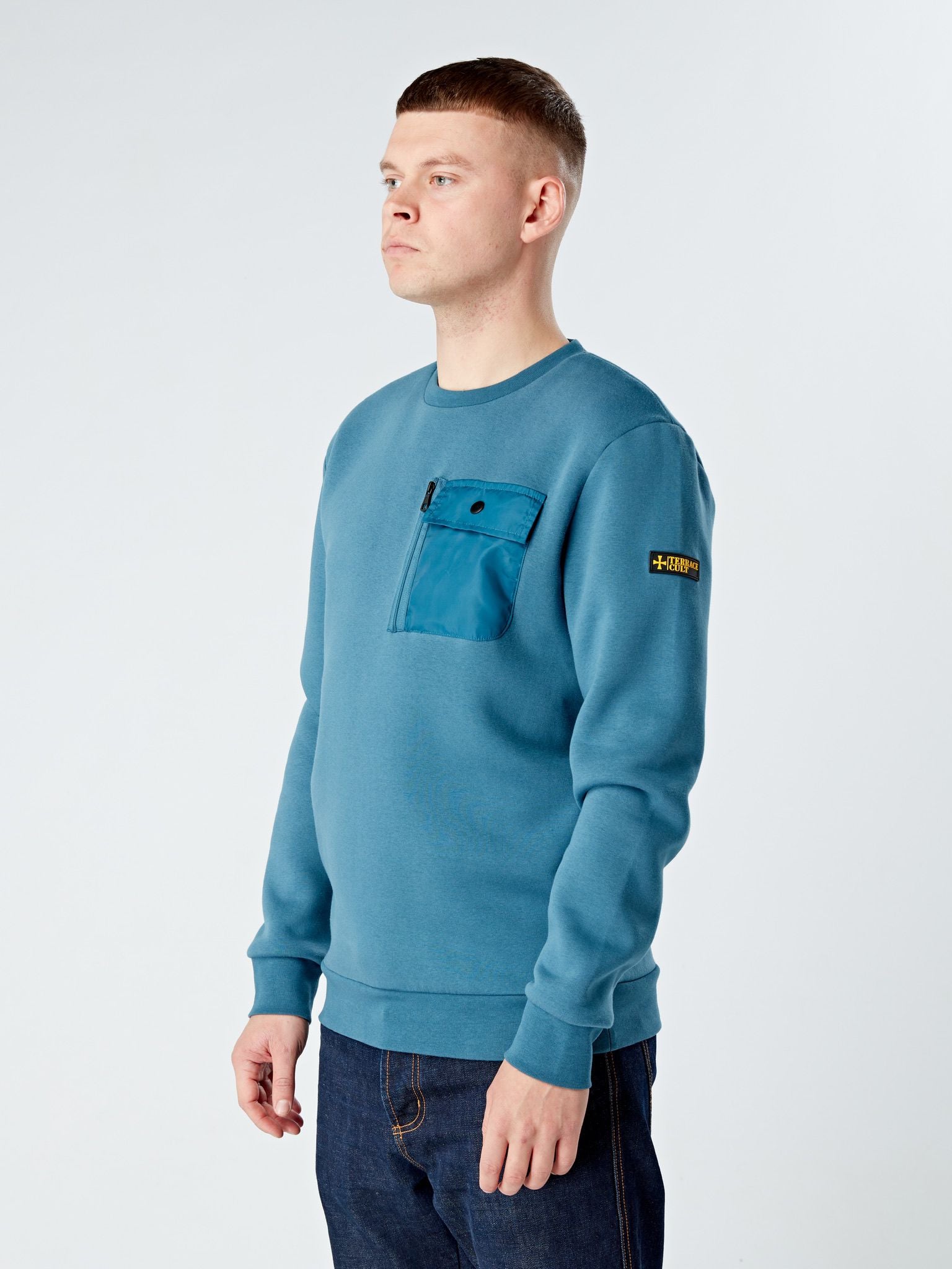 Terrace Cult Pocket Sweat :: Infinity Blue