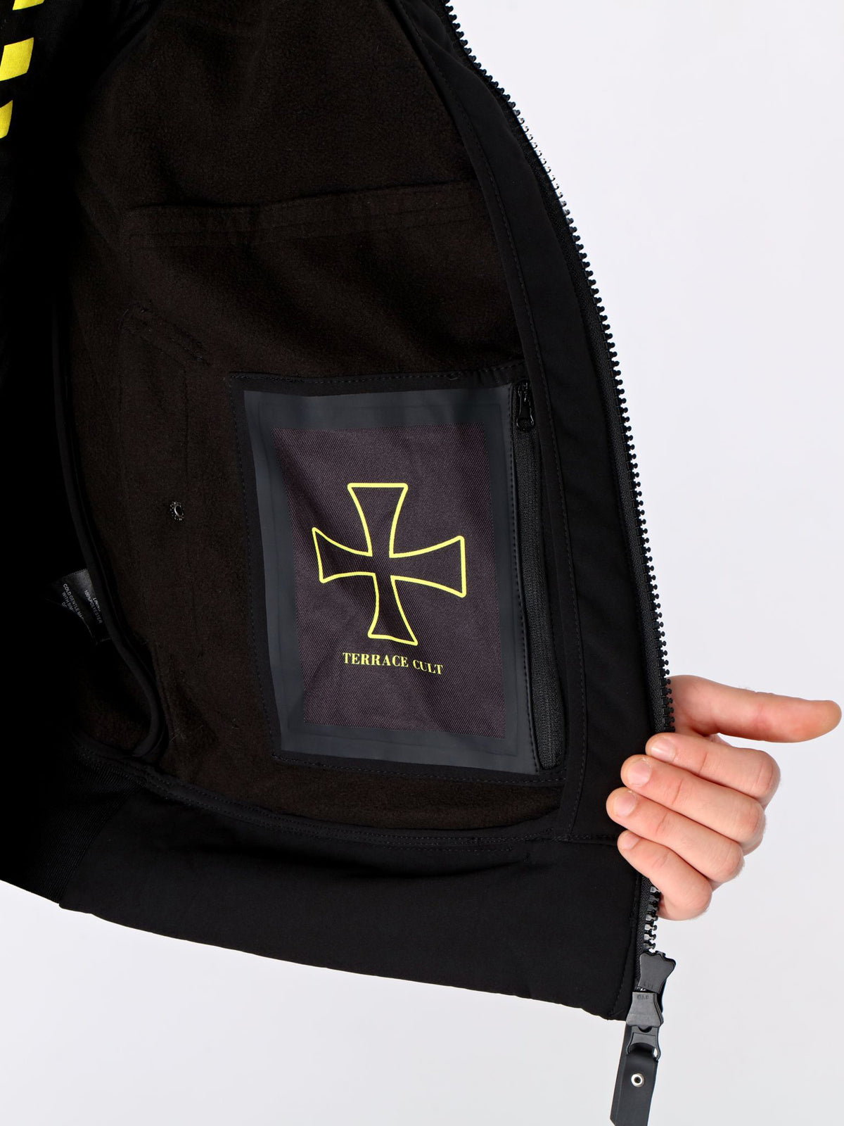 Black Soft Shell Tech Jacket - Terrace Cult