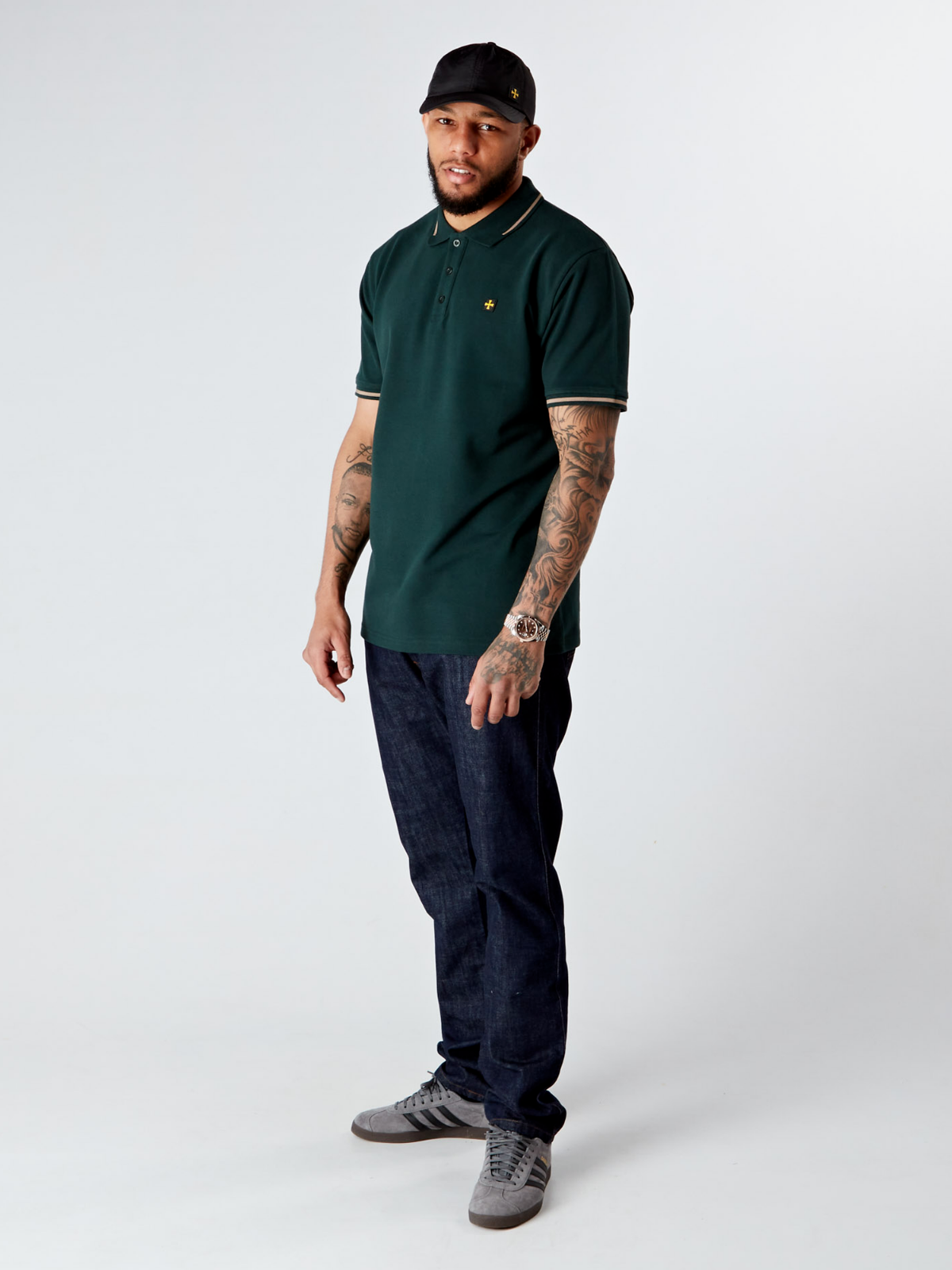 Premium Pique Polo :: Green - Terrace Cult