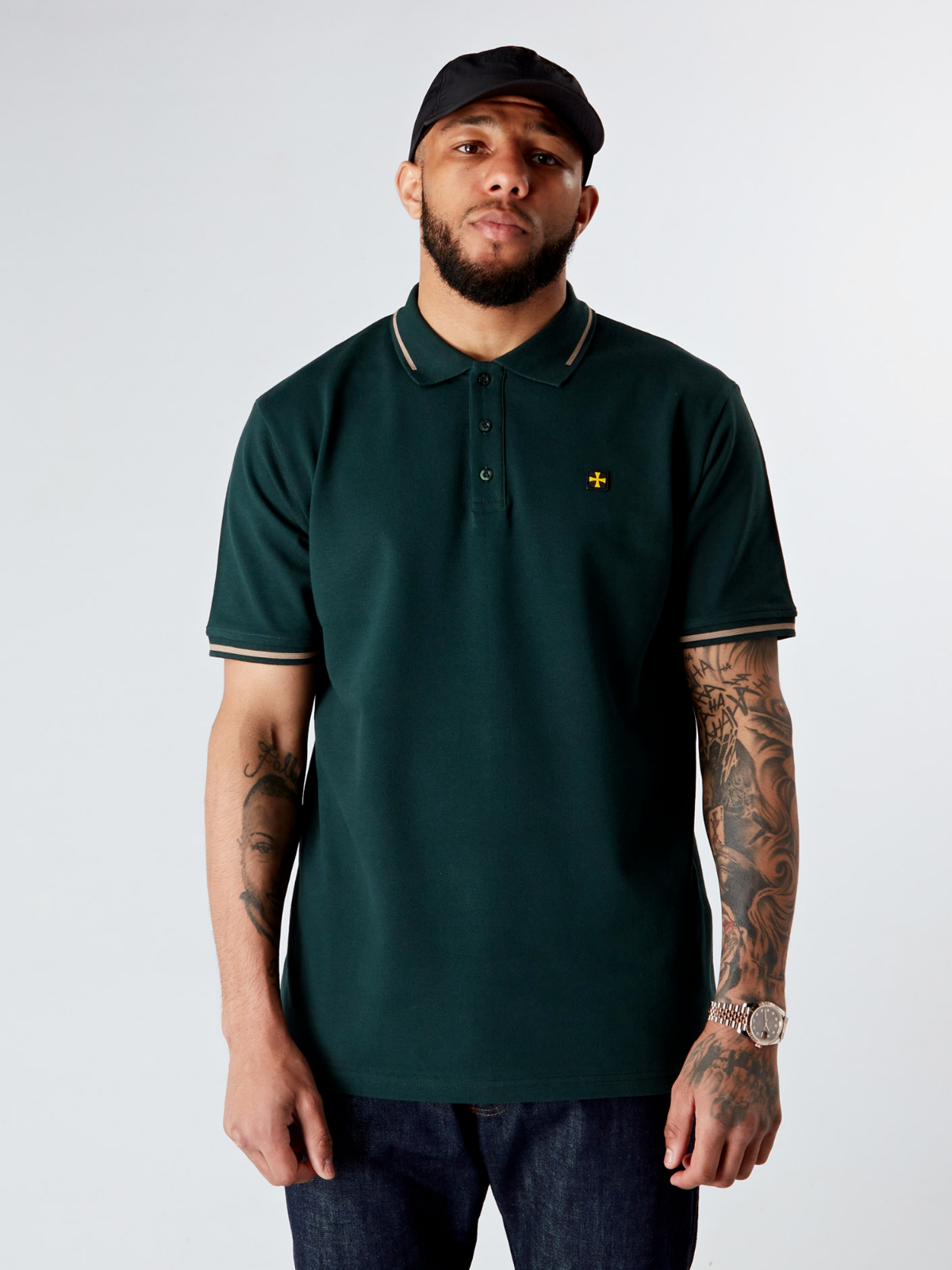 Premium Pique Polo :: Green - Terrace Cult