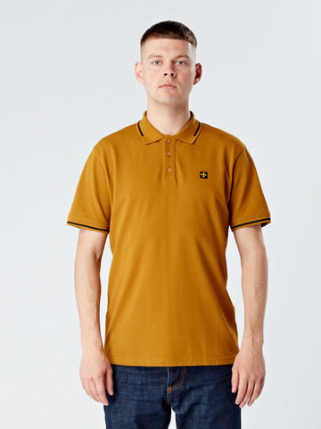 Premium Pique Polo :: Cumin/Black