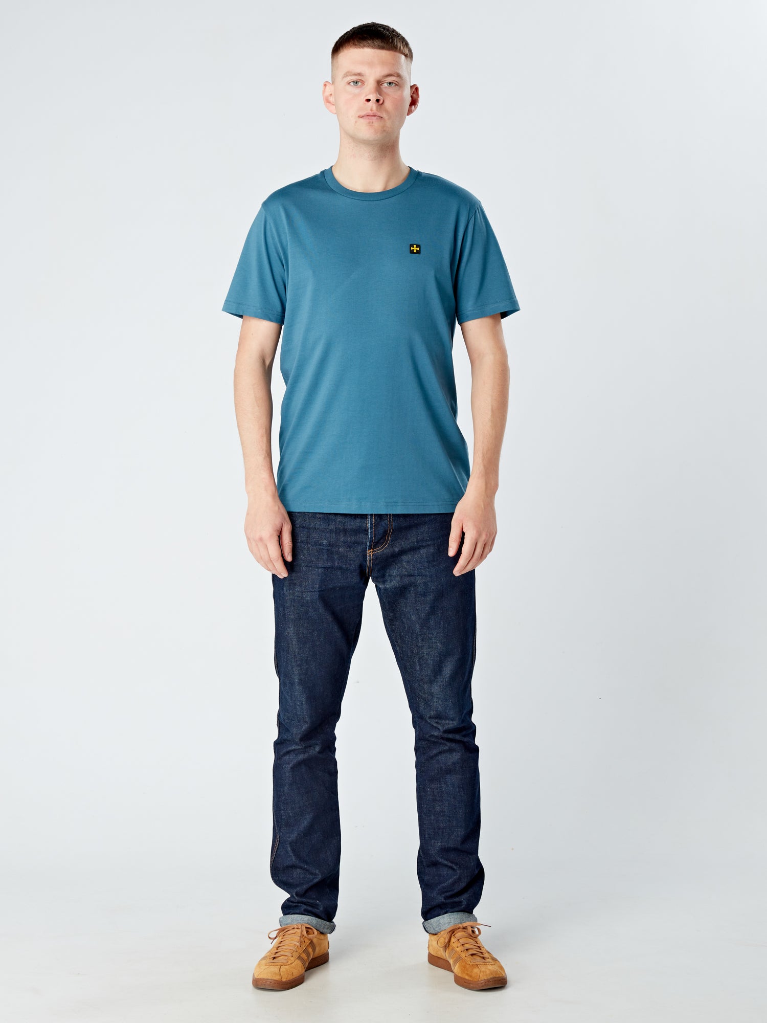 Premium Crew Tee :: Infinity Blue