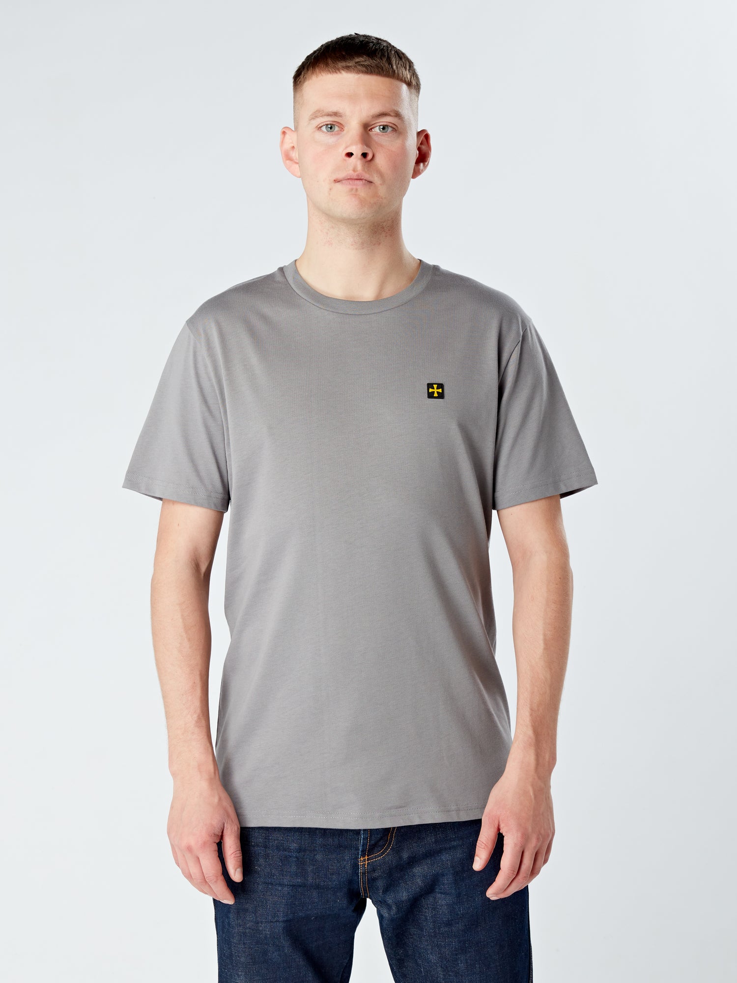 Premium Crew Tee :: Steel Grey