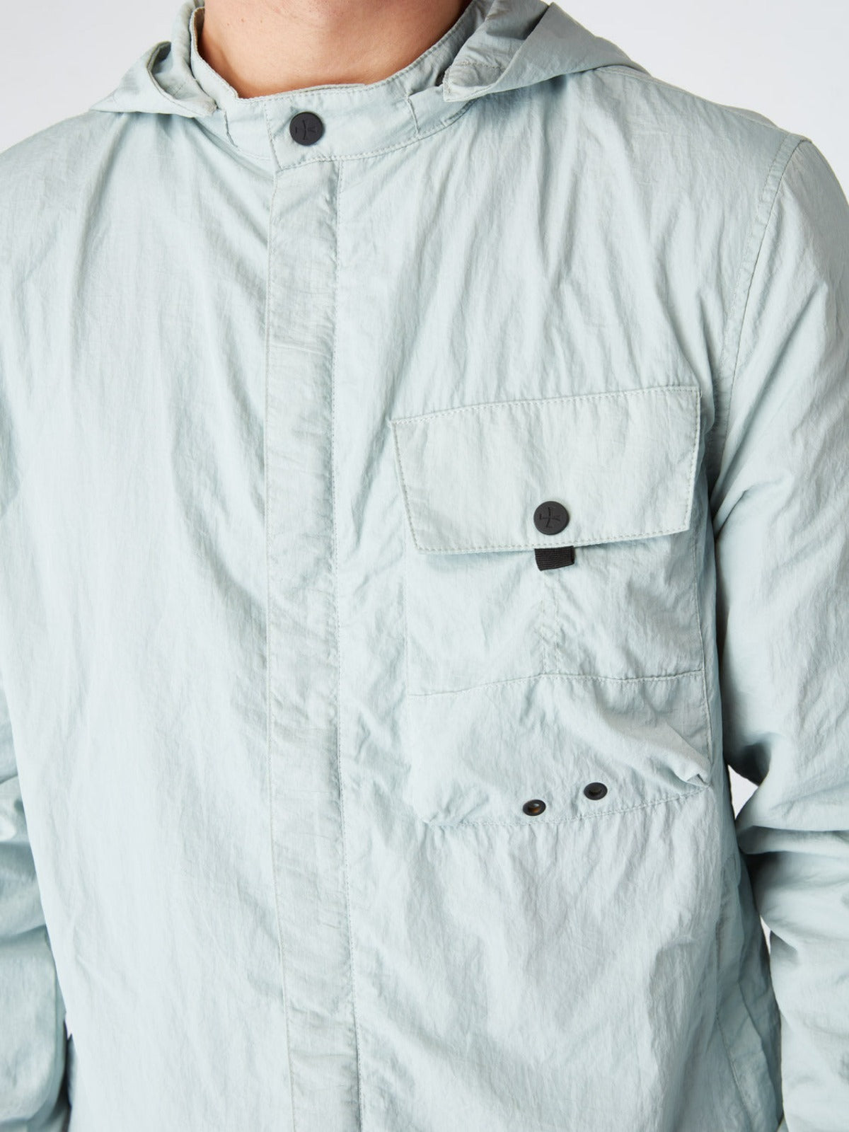 Enzo Lightweight Overshirt - Powder Blue