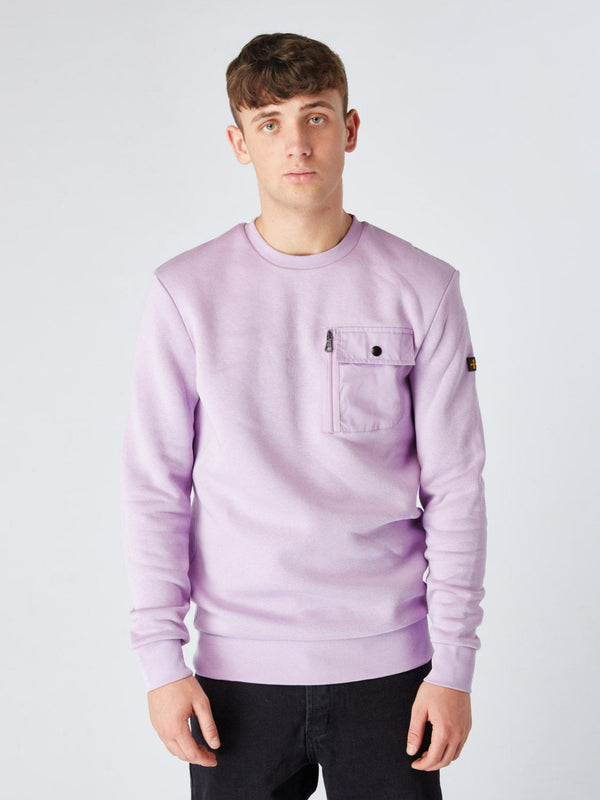 Terrace Cult Pocket Sweat :: Lilac