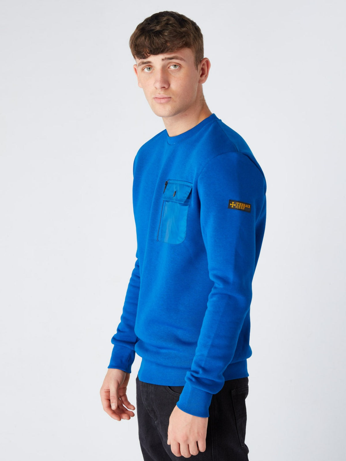 Terrace Cult Pocket Sweat :: Cobalt Blue