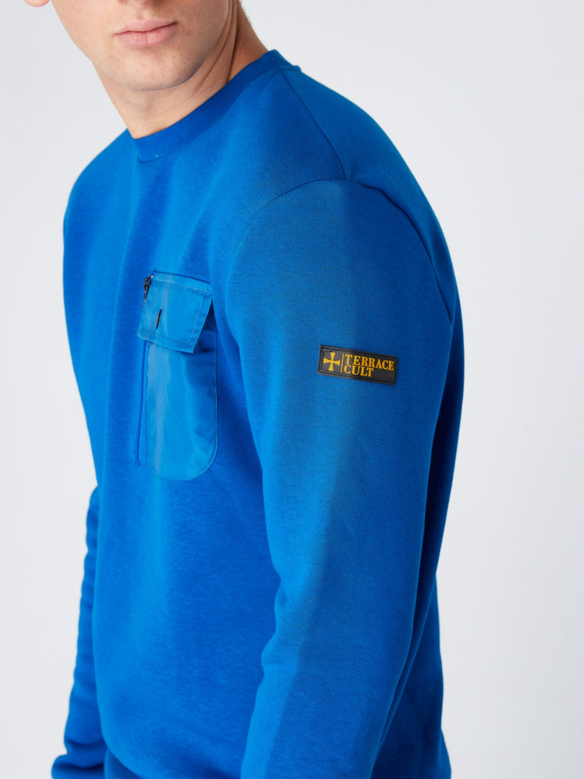 Terrace Cult Pocket Sweat :: Cobalt Blue