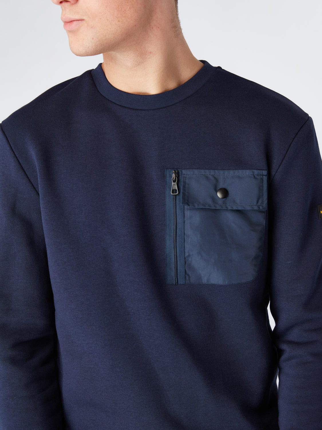 Terrace Cult Pocket Sweat :: Navy - Terrace Cult