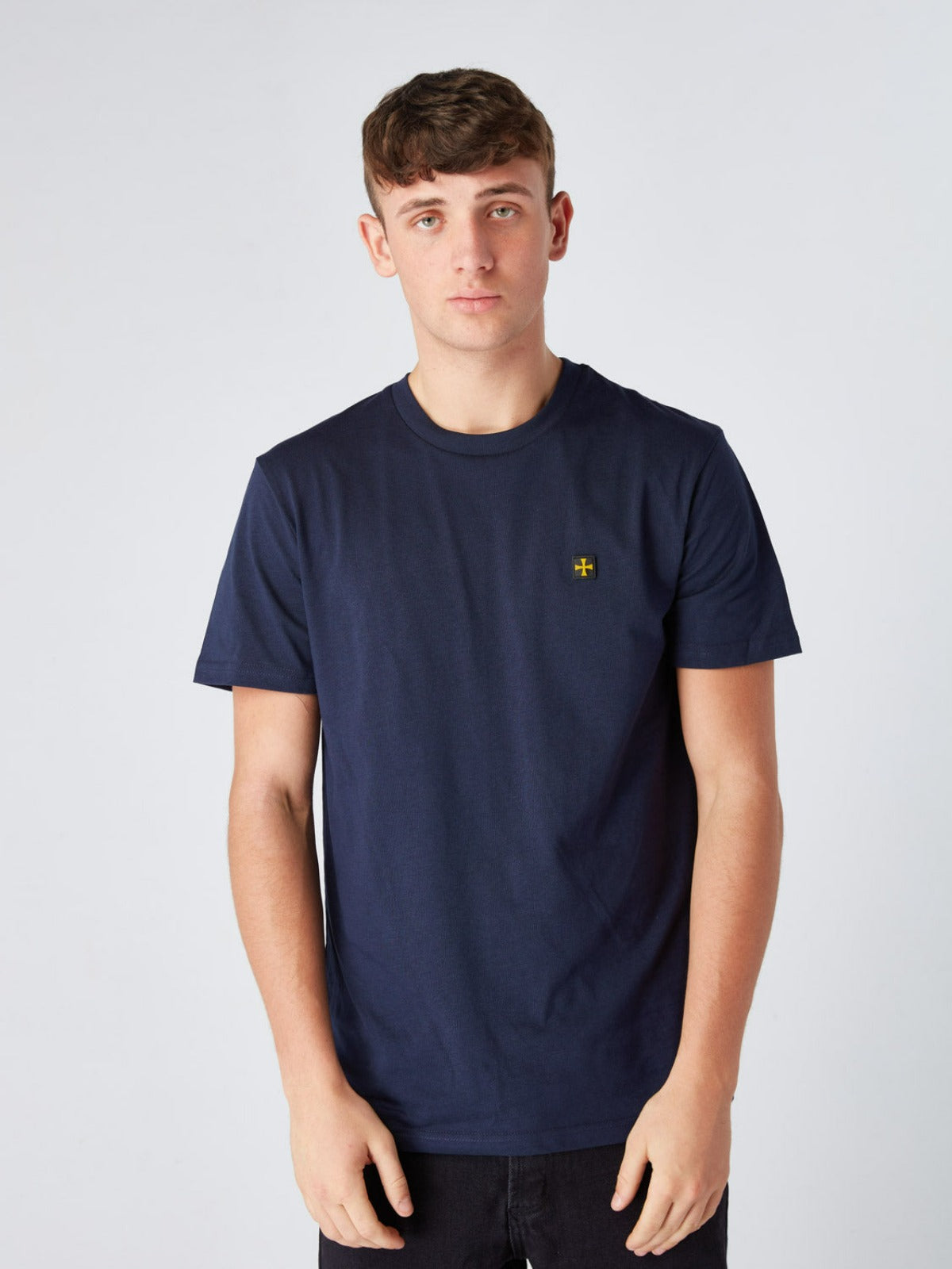 Premium Crew Tee :: Navy - Terrace Cult