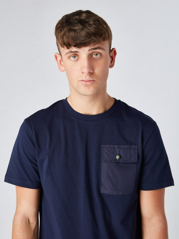 Terrace Cult Pocket Tee :: Navy