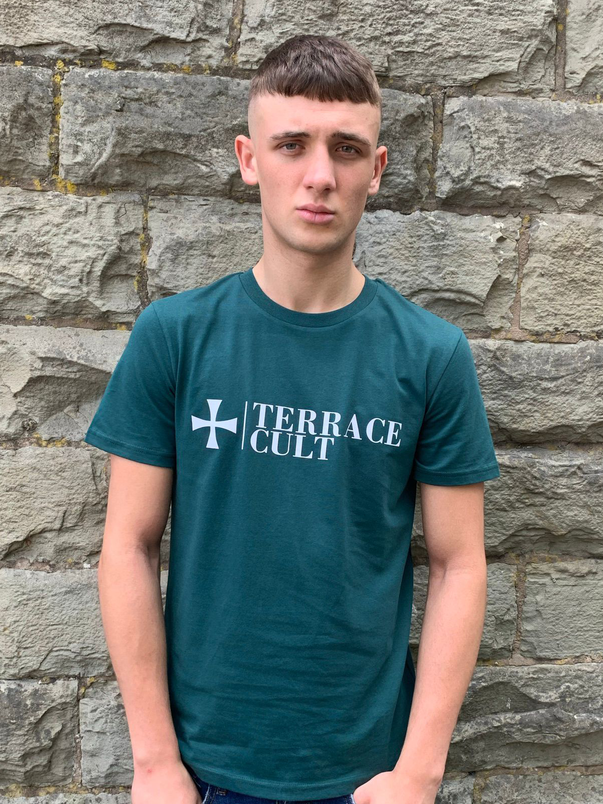 Cult X Logo Tee :: Glazed Green - Terrace Cult